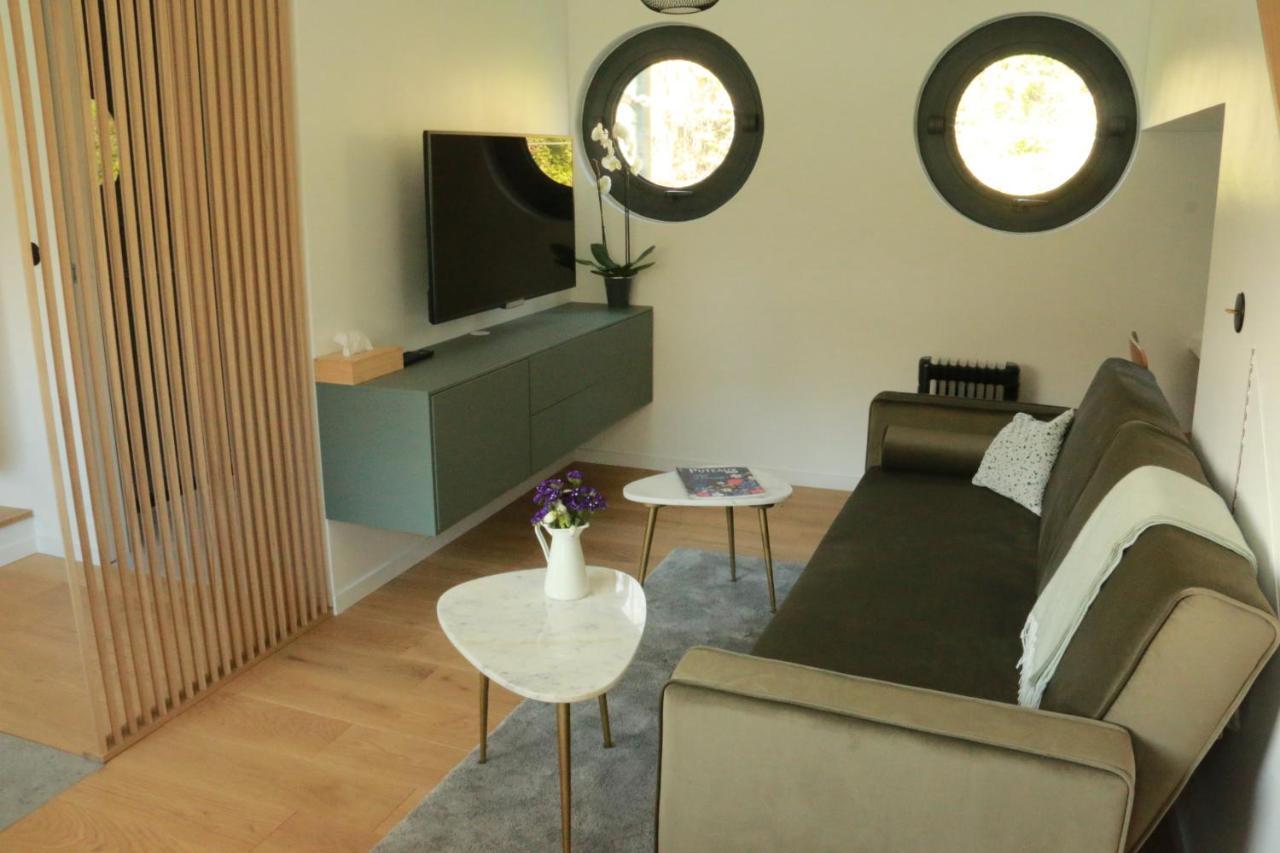 מלון פוטו Studio Tres Cosy - Independant Dans Une Peniche - Paris 16 מראה חיצוני תמונה